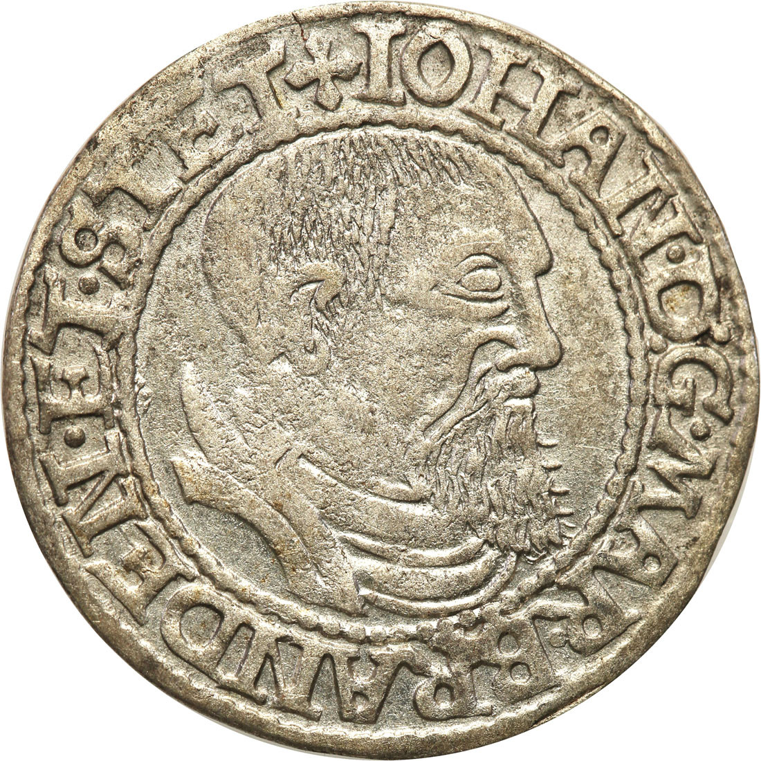 Śląsk. Jan Kostrzyński (1535-1571). Grosz 1544